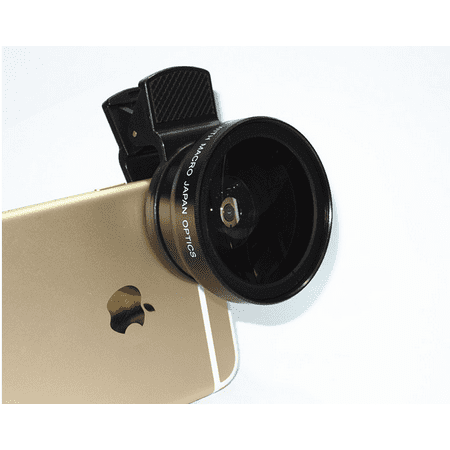 XoomBot® 37mm HD 0.45x Super Wide Angle & Macro Lens Kit for Smart Phone