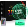 thumbnail image 1 of YSITIAN Basketball Gift Basketball Night Light for Kids, Basketball Decor 3D Night Light Beside Table Lamp with 16 Colours Changing G1116-344, 1 of 7