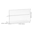 thumbnail image 2 of HONMEET 50Pcs Ticket Hanger Clips PVC Transparent For Shopping Mall Price Management, 2 of 8