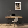 thumbnail image 3 of Anonymous 12x14 White Modern Wood Framed Museum Art Print Titled - Cafe Under the Canopy, 3 of 4