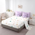 thumbnail image 5 of Castle Fairy Teens Boys Girls Xmas Snowman 7-Piece Bedding Comforter Set,Happy New Year King Bedding Sets,Festival Theme Ultra Soft Bed Sheets,Ultra Soft Home Decor, 5 of 8