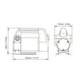 thumbnail image 3 of Fuel Transfer Pump, Efficient Performance Oil Transfer Pump Safe Cast Iron Body 2 Meter Power Cable 8m Head  for Trucks, 3 of 7