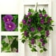 thumbnail image 1 of Flores artificiales, flores falsas, flores artificiales simuladas, varios ramos, campanillas artificiales, flores artificiales para exterior, aptas para interior y exterior, maceta colgante, colgante, 1 of 9