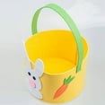Cute Easter Rabbit Cloth Bunny Basket Candy Eggs Buckets Storage Basket