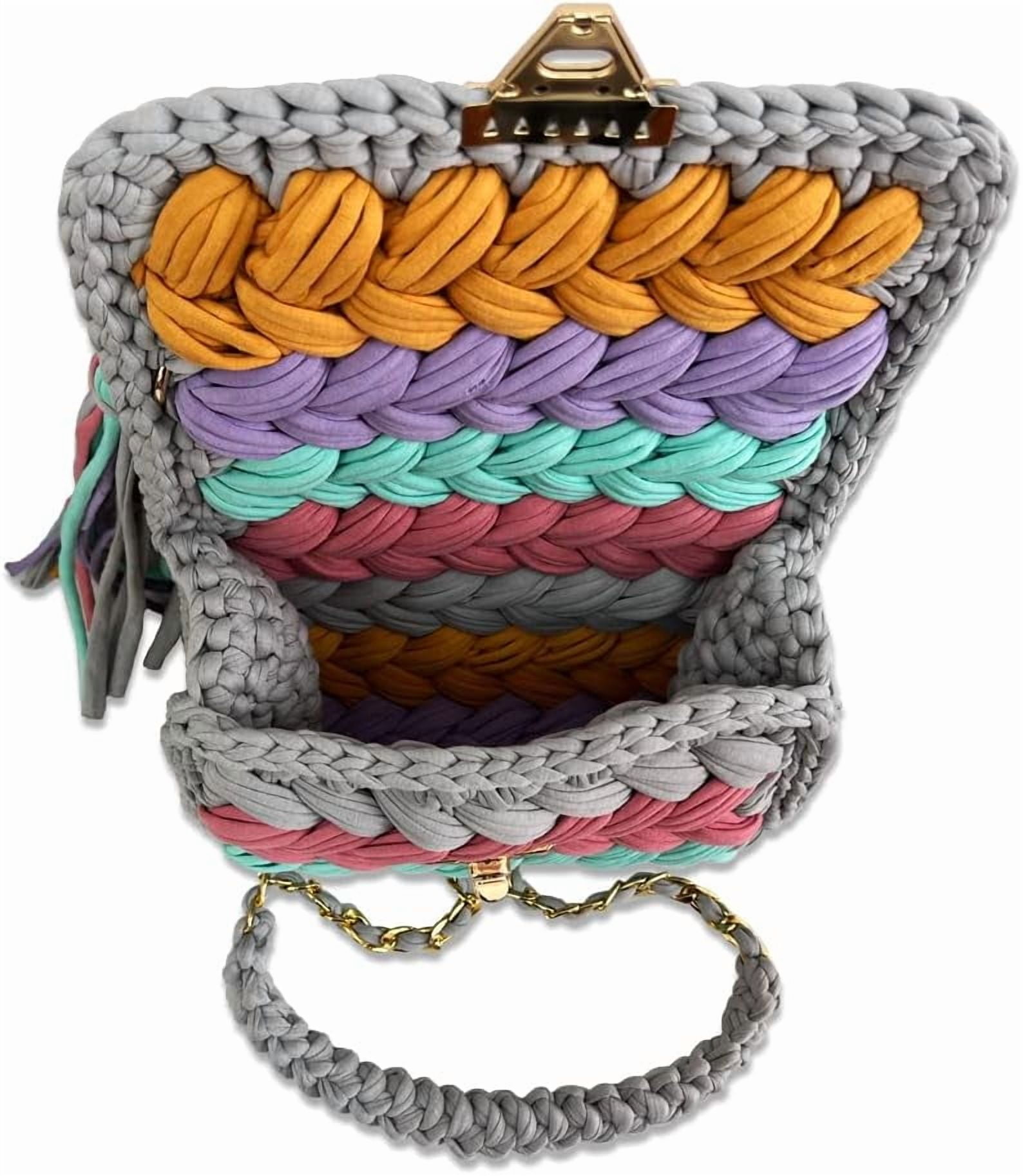 Evening Clutch Bag for Women, Handmade Crochet Wedding Party Purse, Small Flap Formal Crossbody Handbag Evening Clutch