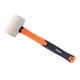 thumbnail image 1 of Martillo de goma mazo mazo fibra de vidrio mano cabeza inoxidable mazo pequeño para trabajos 340g 12 Blanco kusrkot Martillo casero, 1 of 8