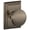 Grey, variant on Schlage Residential F10 AND 609 ADD Andover Knob with Addison Rose Passage Lock with 16080 Latch and 10027 Strike Antique Brass Finish