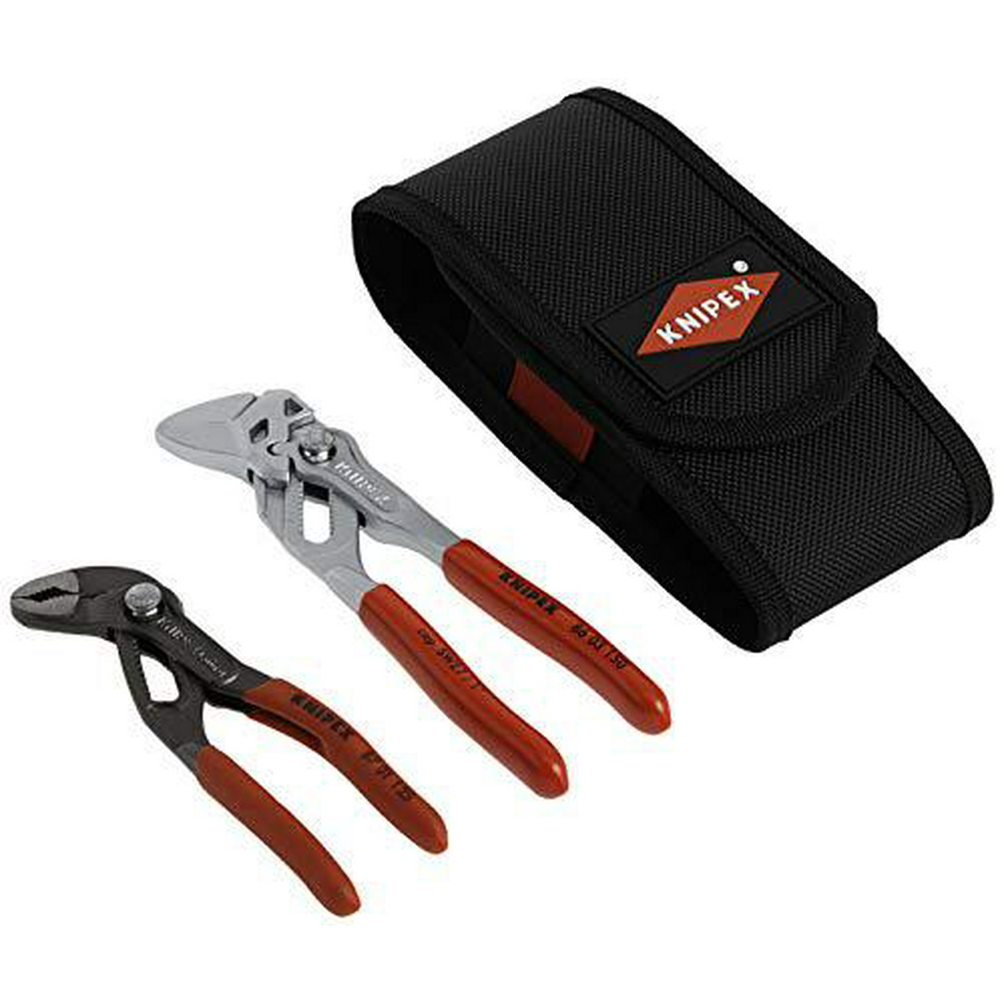 Knipex Tools 00 20 72 V01 Mini Pliers in Belt Pouch Red 2 Piece Walmart