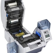 Restored Zebra ZXP8 Z82-0M0C0000US00 Dual-Sided Retransfer ID Card Printer – Magnetic Encoding, USB/Ethernet, High-Resolution (P/N: Z82-0M0C0000US00)