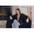 thumbnail image 4 of Chill Sack Bean Bag Chair, Memory Foam Lounger with Microsuede Cover, Kids, Adults, 4 ft, Navy, 4 of 7