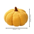 thumbnail image 3 of Pumpkin Plush Pillow 7.1in Soft Boucle Fluffy Throw Pillow for Thanksgiving Sofa Bed Decor, 1 Pack, 3 of 6