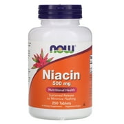 Now Foods Niacin 500 mg, 250 tabs