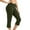 Army Green, variant on YYDGH High Waisted Yoga Pants for Women with Pockets Capri Leggings for Women Workout Leggings for Women Yoga Capris Brown XL