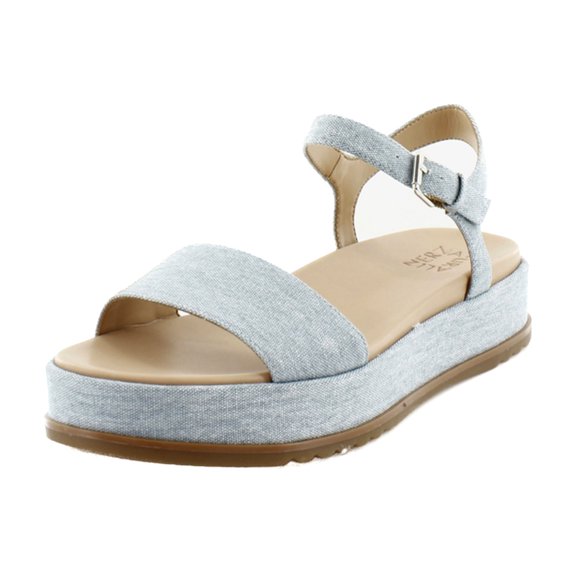 Naturalizer Zane Women's Sandals Light Blue Denim Fabric Size 9 M