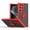 Red, variant on For Samsung Galaxy S23 / SM-S911 Impact Metal Ring Holder Stand Magnetic Car Mount Protective Hybrid Case Cover Black