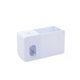 thumbnail image 1 of Ounissouiy Dispensador de de 2 en 1 para el hogar, sin perforaciones, soporte para cepillo de dientes, exprimidor multifuncional, suministros Juegos de accesorios de baño Blanco Ounissouiy HA067325-02B, 1 of 6