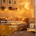 thumbnail image 3 of CATUOR String Lights for Bedroom, 33ft 100 Led Connectable Globe String Lights Indoor, Hanging Fairy Lights Plug in with Remote for Classroom, Room, Dorm, Outdoor, Christmas Tree Decor, Warm White, 3 of 8