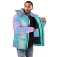 thumbnail image 6 of Jordan Craig Toronto Metallic Men's Bubble Jacket Iridescent 91542m-iridescent, 6 of 6