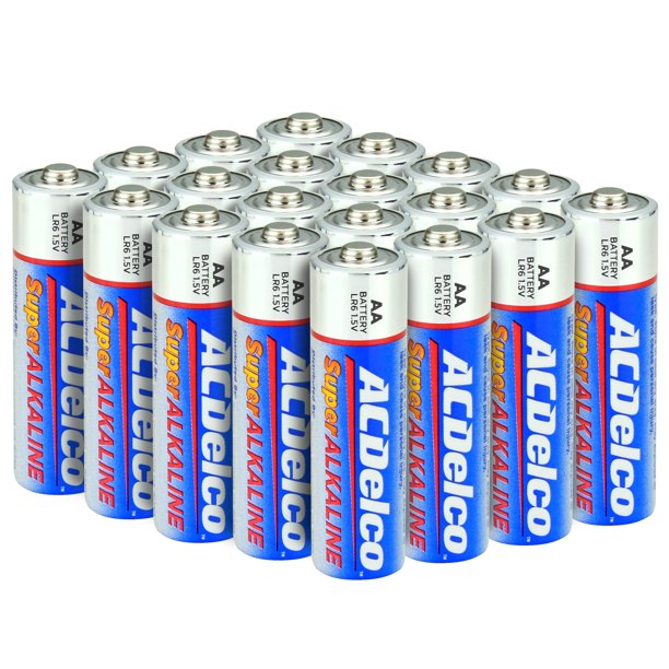 ACDelco Super Alkaline AA Batteries, 20 Count
