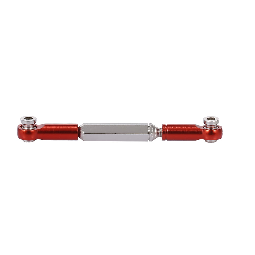 Titanium Color MN-012T Dilwe RC Steering Rod Group RC Metal Steering Linkage Rod Upgrade Accessories Compatible with MN-D90 MN-91 FJ-45 Military Truck Model 