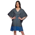 thumbnail image 1 of Moomaya Robe Courte de Caftan de Plage, Robe de Couverture Imprimée, Kaftan pour Femmes, Tenue de Plage, Couverture, 1 of 4