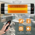 thumbnail image 6 of Gymax 1500W Infrared Patio Heater Wall-Mounted Electric Heater with Remote Control, 6 of 8