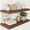 Walnut, variant on 12" Deep Floating Shelves for Wall 30" Long, Wall Shelves for Living Room Bedroom Bathroom Kitchen Laundry Room, Farmhouse Rustic Shelves for Home Decor, 30" X 12" X 2" Set Of 2, Rustic Brown