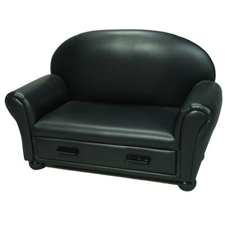 Gift Mark Upholstered Kid's Chaise Lounge with Drawer