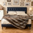 thumbnail image 6 of Gymax Fluffy Faux Fur Throw Blanket 780GSM Soft Plush Fuzzy Luxury Faux Fox Fur Blanket, 6 of 10