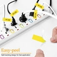 thumbnail image 4 of GREENCYCLE 50PK Compatible for DYMO 18431 9mm 5.5m Black on Yellow Vinyl Label Maker Tape, 4 of 7