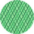 thumbnail image 1 of Ahgly Company Tapis de Zone Rond d'Intérieur Lavable à la Machine, Style Transitionnel, Vert Lime Menthe, 6 Pieds Rond, 1 of 7