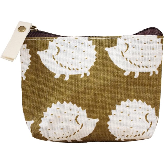 Canvas Zipper Pouch 3"X 4" Small Mini Storage Bag Small Moneys Bag Purse Purse Zipper Change Purse Multipurpose Water Resistant Storage Pouches(Hedgehogs) Clearence