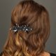 thumbnail image 2 of Ofertas Únicas 1 Pc Clip para el Cabello Rosa Vintage Tres Flores Tono Plateado, 2 of 5