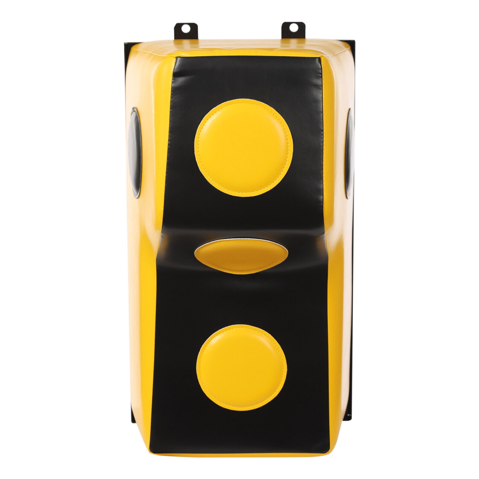 Yellow Wall Mount Punching Bag - Space-Saving Boxing Training Equipment for Hooks, Uppercuts, Straight Combinations - Uppercut Training Punching Target - 880lbs Bear Force