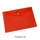 thumbnail image 4 of Seitruly 10 paquetes/lote portadocumentos portátil duradero para organización almacenamiento portátil transparente transparente rojo 18 A4 Type3 NO3, 4 of 6