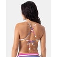 thumbnail image 2 of Roxy Sunset Swells Cut Out Bralette - Size Xs - Color: Berry Multi, 2 of 5
