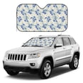 thumbnail image 2 of Fuzoiu Daisies Flowers Print Car Windshield Sunshade,Foldable Reflective Sun Visor,Windshield Sun Shade,UV Rays Sun Visor Shade,Auto Front Sun Shield Shade-Small, 2 of 8
