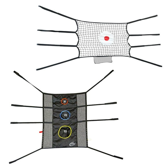 SKYWALKER TRAMPOLINES Game Accessory Kit Only, Bounce Back and Triple Toss Game for Outdoor Trampolines, ASTM, Easy Install, Throwng Practice