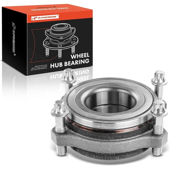 A-Premium Rear Wheel Bearing and Hub Assembly Compatible with Mercedes-Benz C300 2015-2019 C350E 2016-2018 C400 2015 C43 AMG 2017-2019 C450 AMG 2016 w/4-Lug