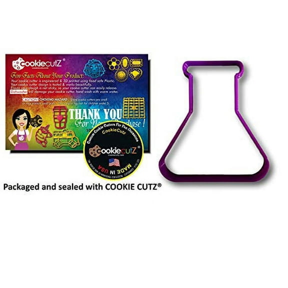 Chemistry Flask Cookie Cutter (3 inch)- Fast Shipping - Sharp Edges - Exceptional Quality
