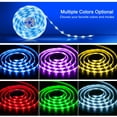 thumbnail image 5 of 50Ft LED Strip Lights Music Sync Color Changing RGB LED Strip 44-Key Remote, Sensitive Built-in Mic, App Controlled LED Lights Rope Lights, 5050 RGB LED Light Strip, 5 of 8