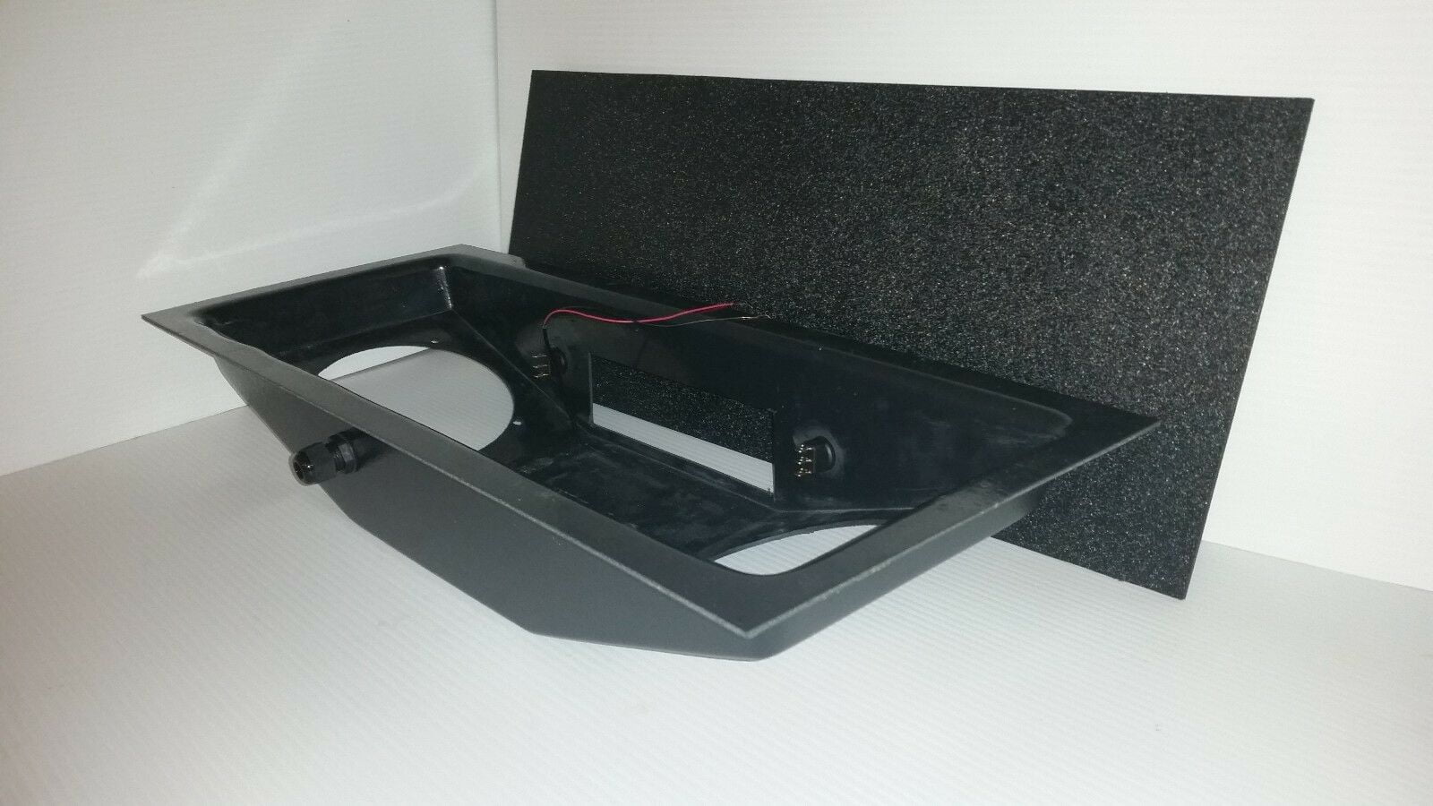 Golf Cart UTV Overhead Stereo Console with Radio 6.5" Speaker Cutouts (EMPTY)