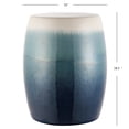 thumbnail image 3 of Safavieh Norel 19" Contemporary Gradient Ombre Weather-Resistant Ceramic Garden Stool, Blue, 3 of 3