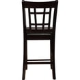 thumbnail image 4 of Espresso Wood Frame with Padded Seat - Long - lasting Dining Room Use, 4 of 6