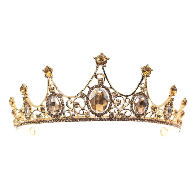 Milisten 1 Pce Couronne de Mariée Coiffe Élégante Bandeau Rétro Accessoire de Robe de Mariée
