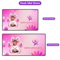 thumbnail image 5 of Faith Love Hope Abyssinian Breast Cancer Awareness Survivor Desk Mat Full Keyboard Mouse Pad Cat Lover Kitten Owner Gifts Large Mousepad - 02017, 5 of 5