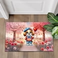 thumbnail image 4 of Happy Valentine’s Day Adorable Beagle Puppy Holding Heart Balloon Doormat Beagles Dog Lover Gifts Idea Indoor Outdoor Welcome Mat - 00030, 4 of 5