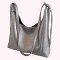 thumbnail image 5 of Bolso cruzado de moda de Color liso, bolso elegante de cuero de PU para axila con correa ajustable, bolso Hobo para uso diario para mujer, 5 of 5