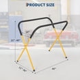 thumbnail image 3 of Senfot 2 Pack Heavy Duty Folding Workbench, Low Carbon Steel Portable Utility Workbench Yellow for Garage Shop DIY Assembly Repair and Craft Project, 3 of 7