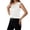 White, variant on Stichou Women's Summer Spring Silk Satin Shirt Sleeveless Blouse Boat Neck Basic Casual Tank Top Shell Top Black XL